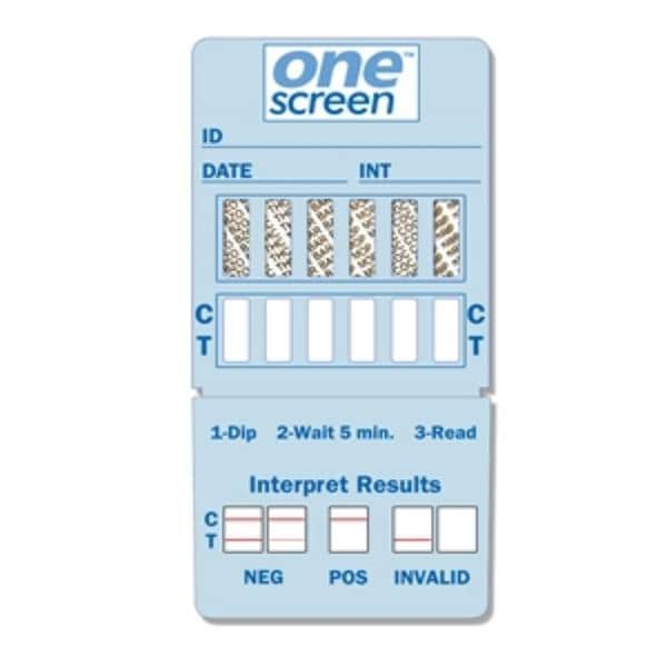 Onescreen Drug Screen Test Kit CLIA Waived 25/Bx