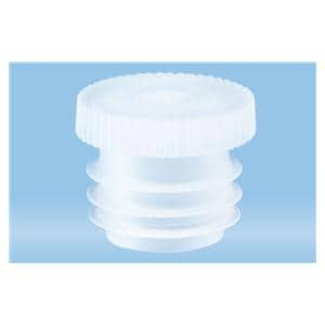 Push Tube Cap LDPE Clear 1000/Pk