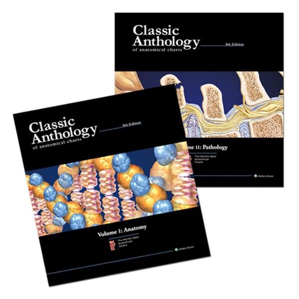 Classic Anthology of Anatomical Charts 7th Edition Educational Book Ea