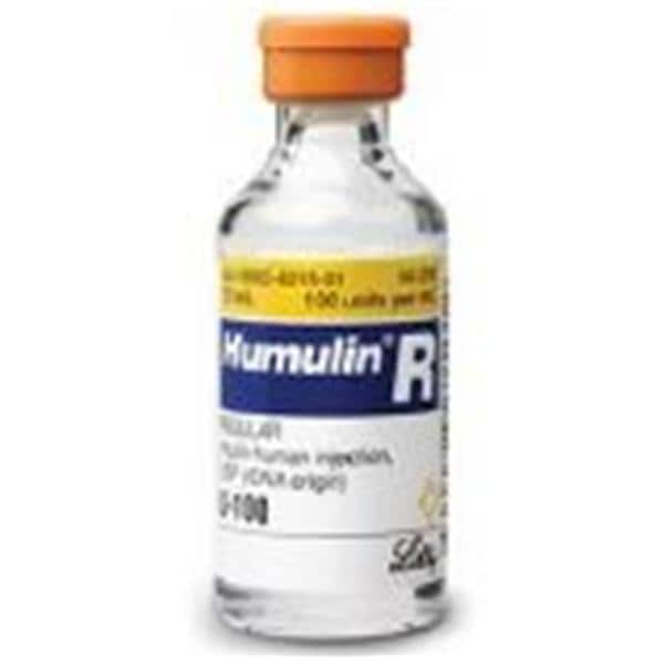 Humulin R Insulin 100u/mL 3mL/Vl