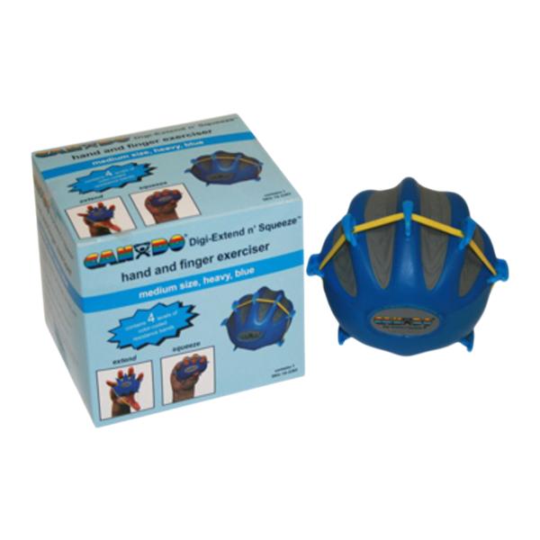 CanDo Digi-Extend n' Squeeze Hand Exerciser Blue Heavy