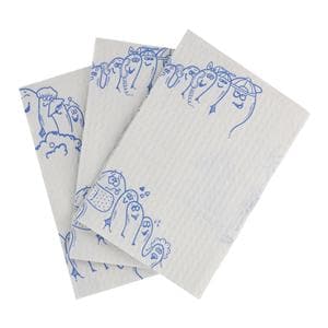 TIDI Toes Podiatry Towel 3 Ply Tissue 13 in x 18 in Printed Disposable 500/CS