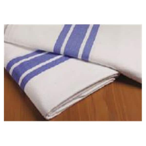 Bath Blanket Blue Strip 80% Cotton/20% Polyester 70x90