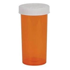 Ezy-Dose Medicine Vial Plastic Orange Push/Turn CR Cap