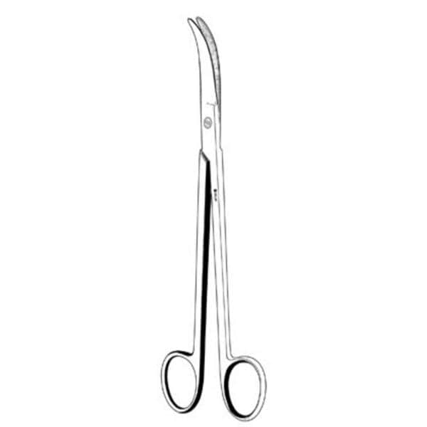 Jorgenson Scissors Strongly Curved 9" Stainless Steel Non-Sterile Reusable Ea