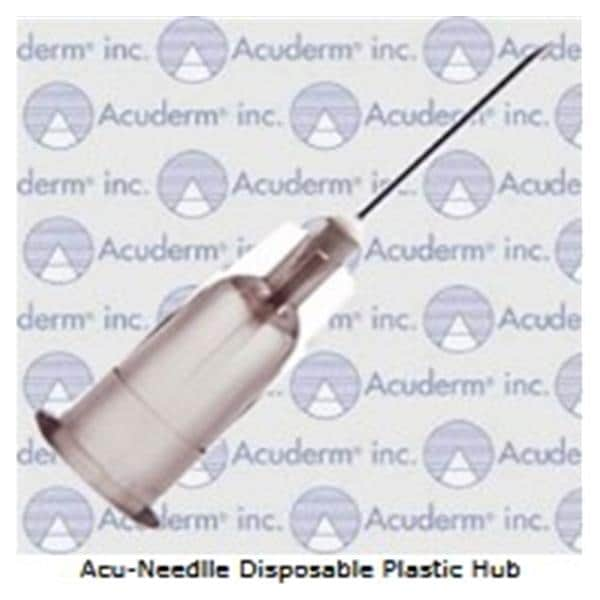 AcuNeedle Hypodermic Needle 33gx1/2" Conventional 100/Bx