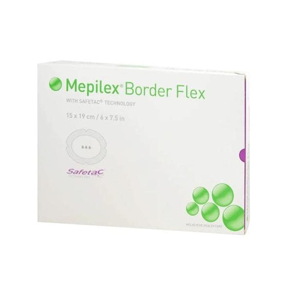 Mepilex Border Foam Post-Op Dressing 15x19cm Sterile Adherent Adhesive Abs LF