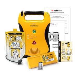 Lifeline AED Defibrillator New Automatic With 7 Year Battery Ea