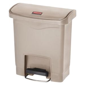 Wastebasket Slim Jim Step-On 4Gl Bge Ea Ea