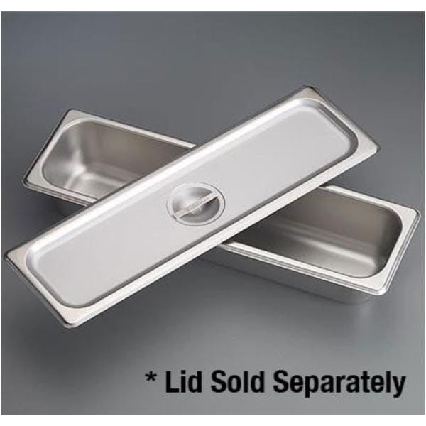 Instrument Sterilization Tray 20-3/4x6-3/8x4" Stainless Steel Non-Sterile Ea