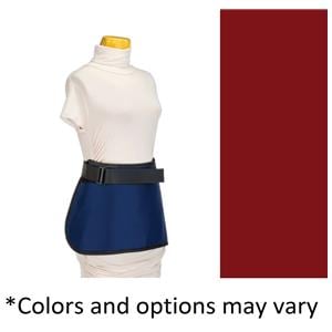 X-Ray Apronette Adult Burgundy Without Collar Ea