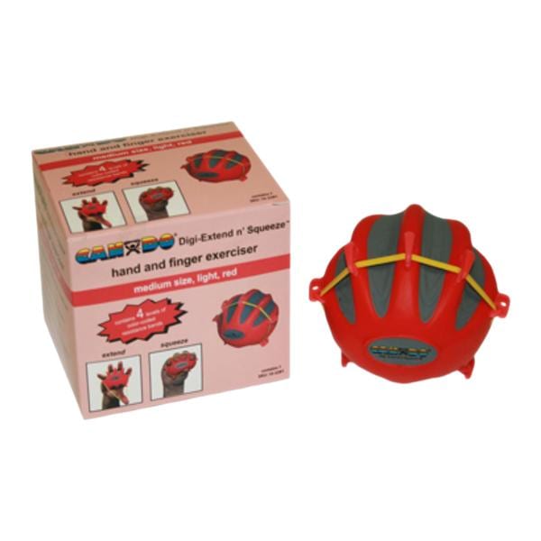 CanDo Digi-Extend n' Squeeze Hand Exerciser Red Ea