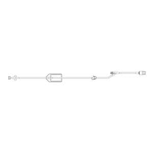 IV Extension Set 17" Spin Male Luer Lock 100/Ca