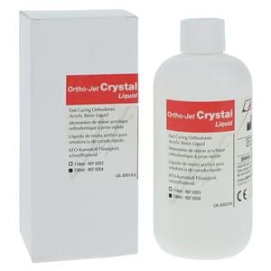 Ortho-Jet Crystal Orthodontic Resin Acrylic Self Cure Clear Liquid 8oz/Bt