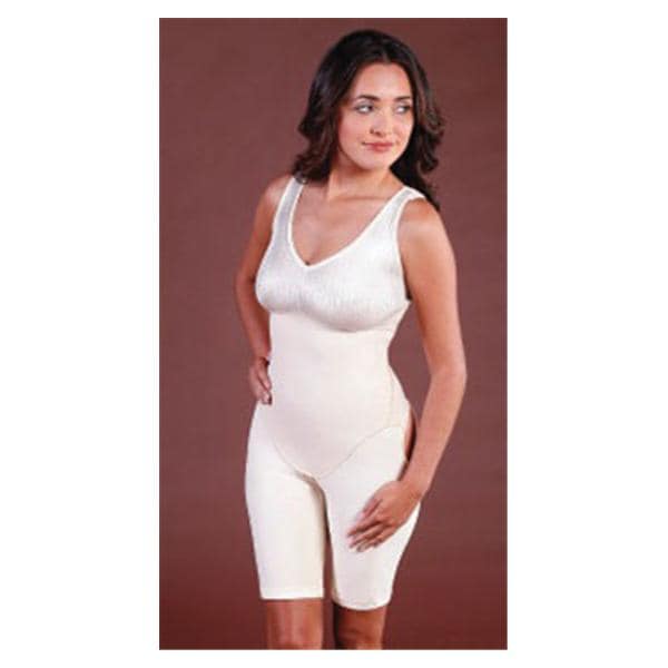 Brazilian Body Shaper Above Knee Medium Beige