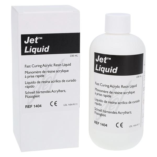 Jet Tooth Shade Temporary Material Liquid Self Cure Fast Set 236mL/Bt