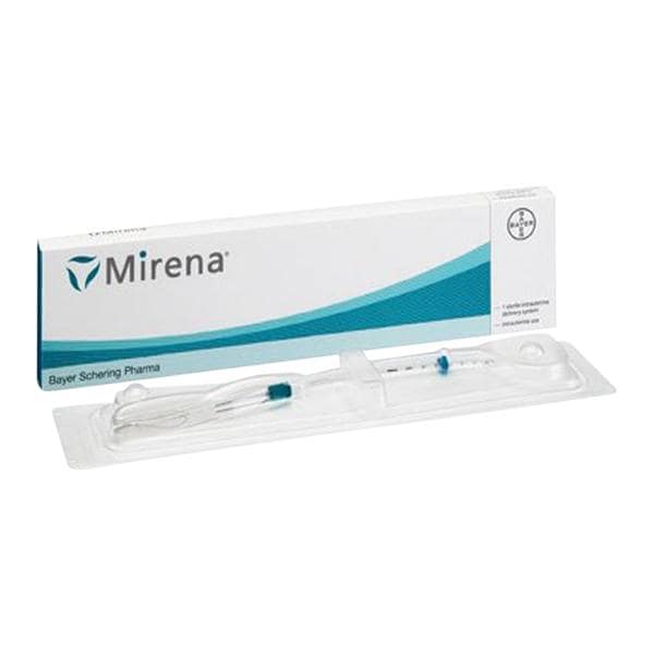 Mirena Intrauterine System 52mg Carton Ea