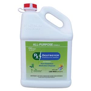 Rx Destroyer Pro Pharmaceutical Waste Container 1gal 3000 Pill 4/Ca