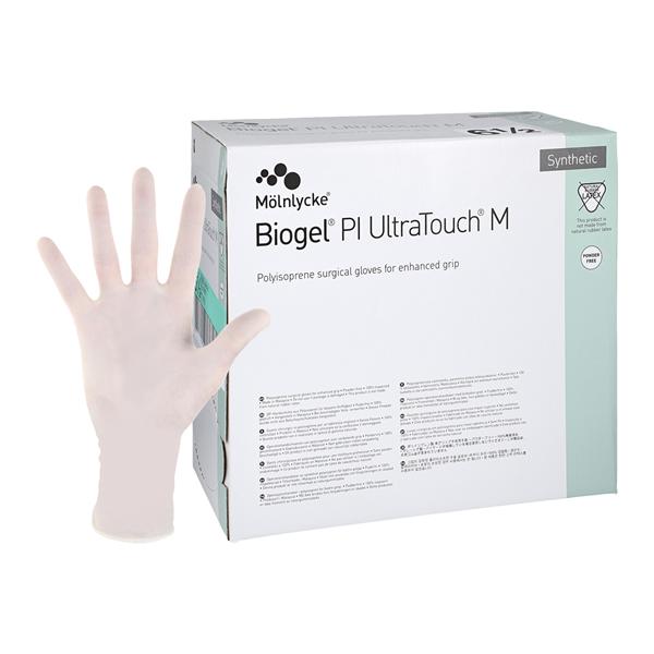 Biogel PI UltraTouch M Synthetic Polyisoprene Surgical Gloves 6.5, 4 BX/CA