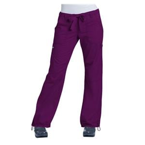 Scrub Pant 6 Pockets Small Merlot Womens Ea