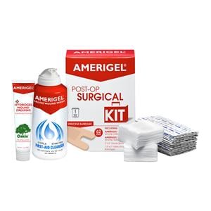 Amerigel Hydrogel Post-Op Kit 7.6x15cm Rectangle Assorted