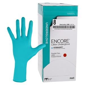 Encore Surgical Gloves 8 Green, 4 BX/CA