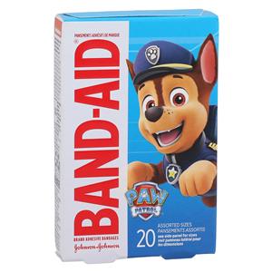 Band-Aid Strip Bandage Fabric 3/4x3" Paw Patrol 20/Bx, 24 BX/CA