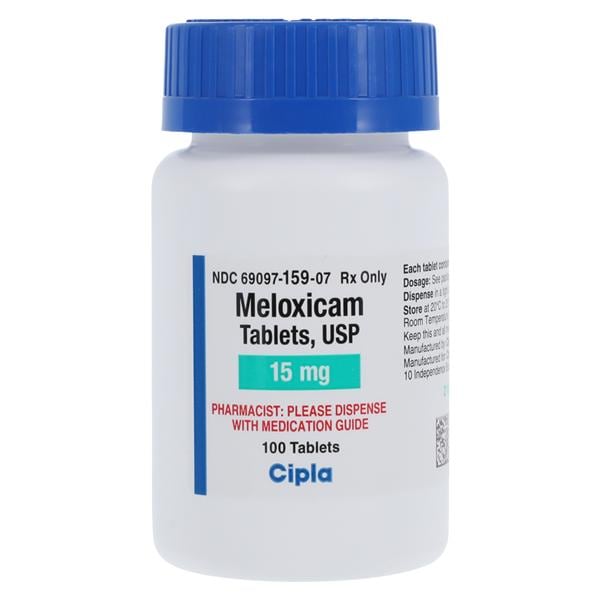 Meloxicam Tablets 15mg Bottle 100/Bt