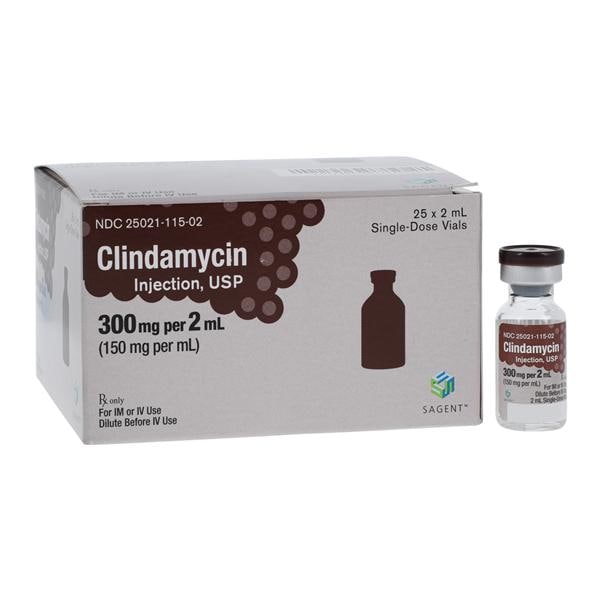 Clindamycin Phosphate Injection 150mg/mL SDV 2mL 25/Package