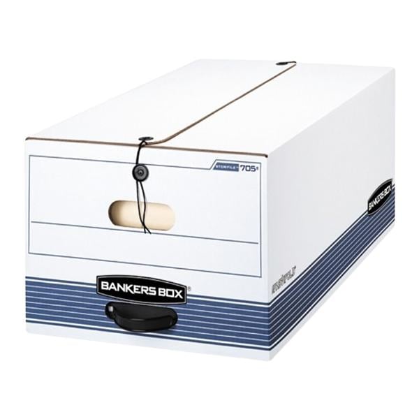 Box Bankers 24x15x10" Wht/Blu 3/Pk 3/Pk