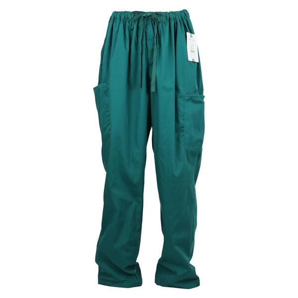 Fundamentals Scrub Pant 5 Pockets 3X Large Hunter Green Unisex Ea