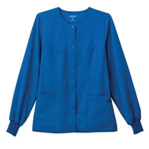 Jockey Warm-Up Jacket 2 Pockets Long Sleeves / Knit Cuff Medium Royal Womens Ea