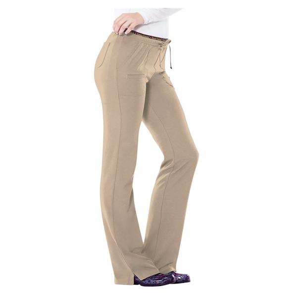 HeartSoul Scrub Pant 4 Pockets 2X Large Khaki Womens Ea