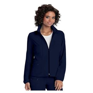 HeartSoul Warm-Up Jacket Long Set-In Sleeves X-Large Navy Womens Ea