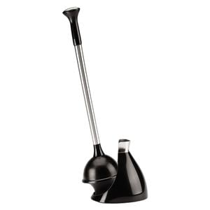 Plunger Simplehuman w/ Stand Black Ea