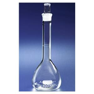 Pyrex Volumetric Flask Glass 10mL Class A 12/Ca