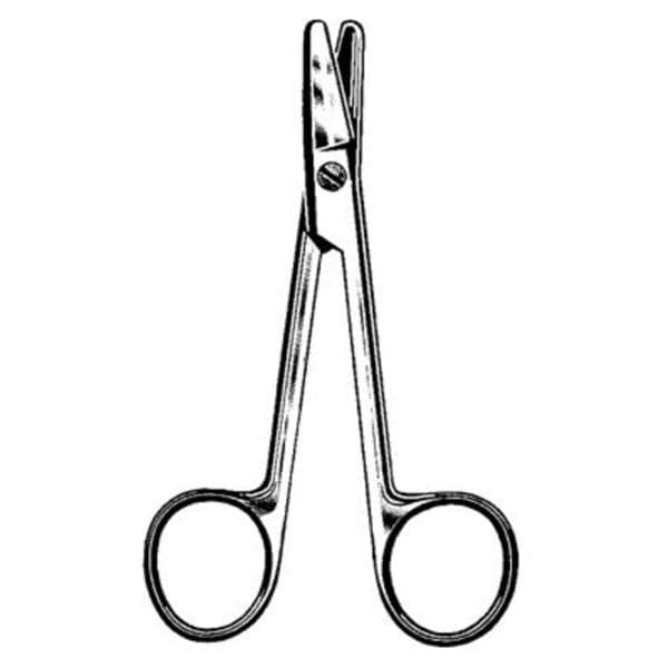 Econo Wire Cutting Scissors Straight 4-1/2" Stainless Steel Non-Sterile Rsbl Ea, 12 EA/BX