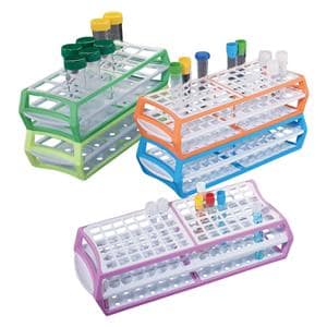 Test Tube Rack 16mm 60 Place Blue 10/Ca