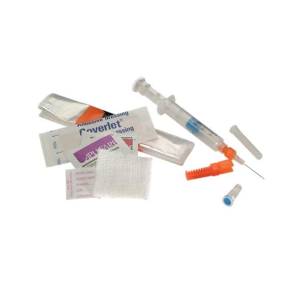 Pro-Vent Plus Arterial Blood Gas Kit 22gx1-1/2" 3mL Dr Lthm Hep 7iu 100/Ca