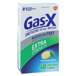 Gas-X Chewable Tablets Peppermint 48/Bt