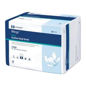 Wings Incontinence Brief Unisex 45-58" Ultra White 72/Ca