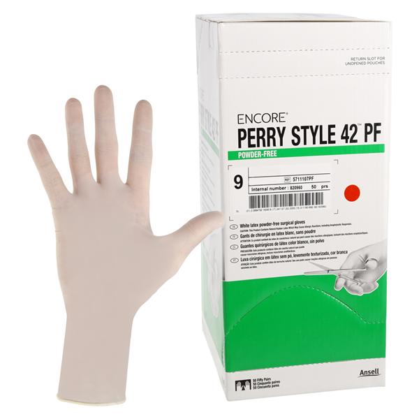 Encore Perry Style 42 Surgical Gloves 9 Natural