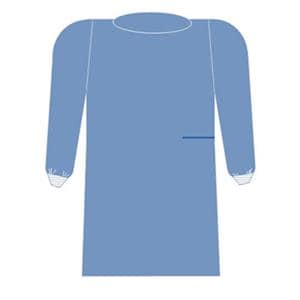 Surgical Gown AAMI Level 2 SMS X Large Blue 44/Ca