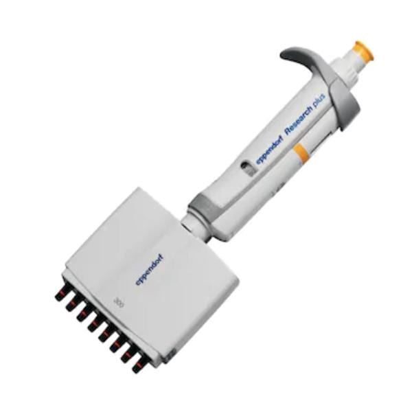 Research Plus 8-Channel Pipette 30-300uL Orange Ea