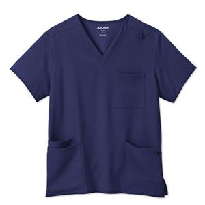 Jockey Scrub Shirt Short Sleeves Small Navy Ea