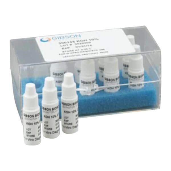 Reagent Gibson KOH 10% 10x2.5mL Ea