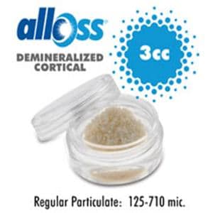 alloOss Dmnrlzd Bn Grft Cortical Particulate Allograft Bne 125-710 3.0cc Ea