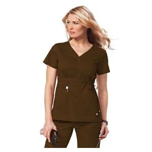 Scrub Shirt Short Sleeves Medium Espresso Ea