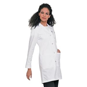 Jacket Lab Coat White Mens Ea