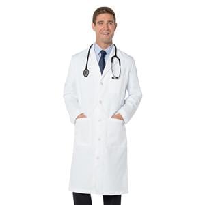 Jacket Lab Coat White Mens Ea